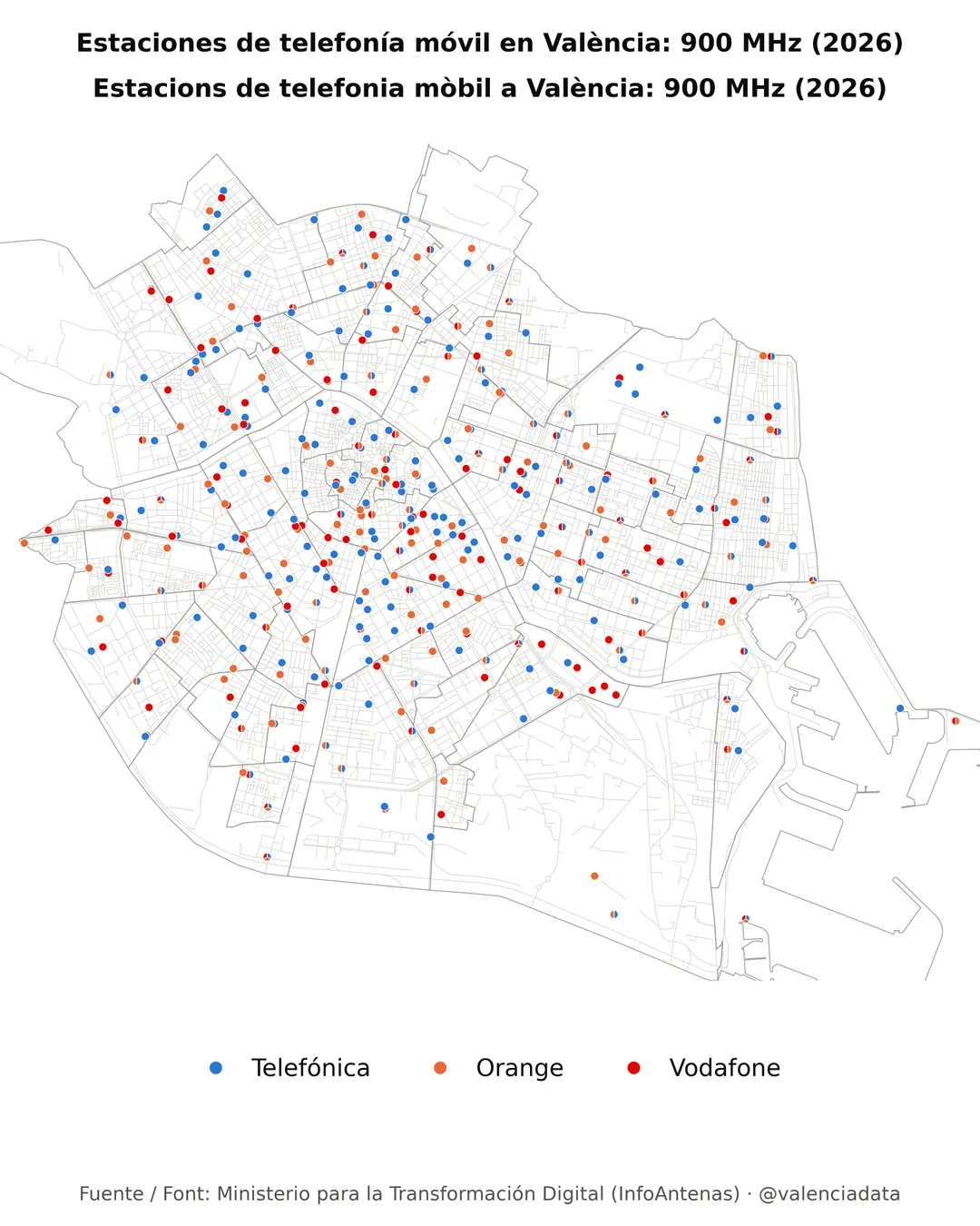 En la ciudad de València hay 789 estaciones base de telefonía móvil con certificación registrada ante el Ministerio, en 531 azoteas. Imagen 5 de 7.